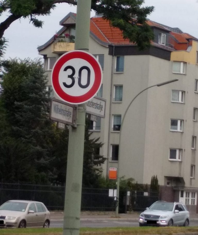 Tempo 30 in der Klosterstraße umgesetzt