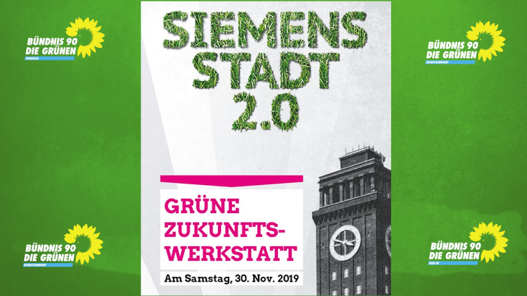 Siemensstadt 2.0 – Grüne Zukunftswerkstatt am 30.11.2019
