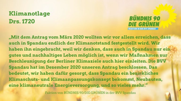 BVV-Tagebuch #01 – Klimanotlage