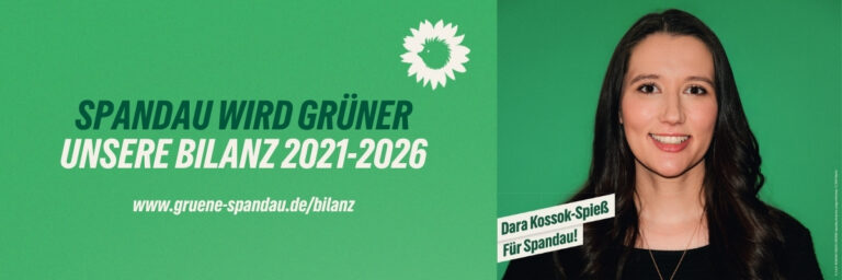 Grüne Erfolge und Highlights in der BVV Spandau 2021-2026