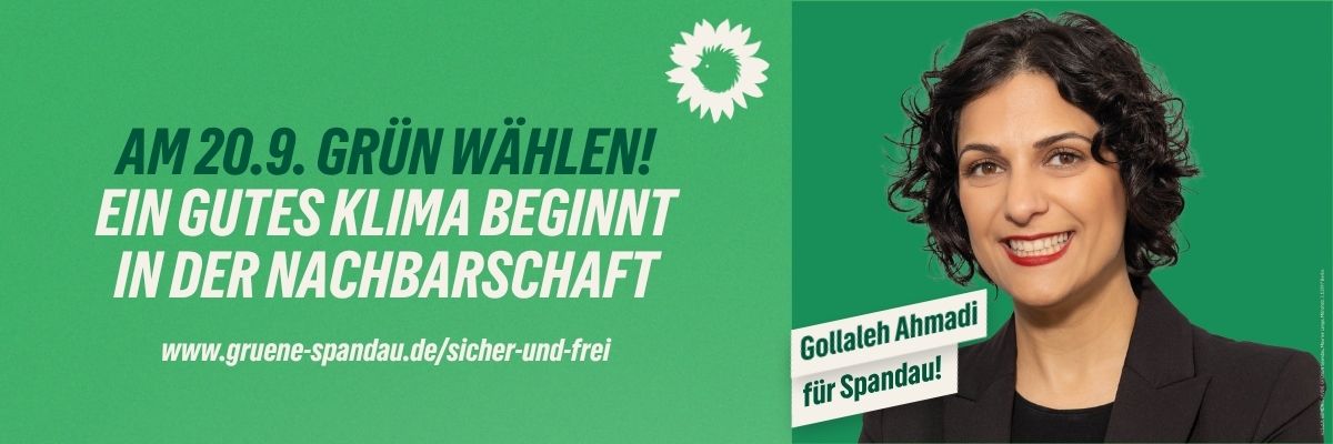 Gollaleh Ahmadi: Sicher und frei!
